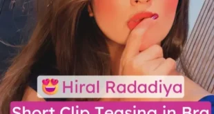 Hiral Radadiya Teasing in Bra & Panty Grinding Pussy on Pillow