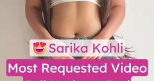 Sarika Kohli Nude on Bed Taking Dildo in Tight Pussy & Fucking Herself Hard