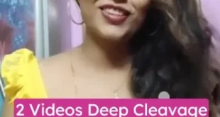 Desi Aunty Teases with Deep Cleavage Then Flashes Boobs on Tango 121 Live
