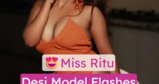 Desi Model Miss Ritu Flashes Her Big Tits in Saree