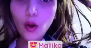 Tango Model Mallika Stripping Nude Pressing Her Boobs and Spreading Her Ass