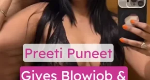 Busty Model Preeti Puneet Gives Blowjob and Fucks in the Shower with Her Boyfriend