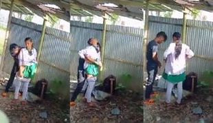 Bengali Village College Lover's Outdoor Standing Pose Sex