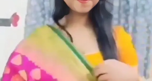 Beautiful girl stripping sari and rubbing her pussy