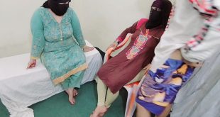 Awesome 3some Anal Fucking of 2 indian Muslim Hot Bhabhi's with Dever