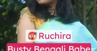 Busty Bengali Babe Ruchira Nude Photoshoot Big Boobs On Full Display