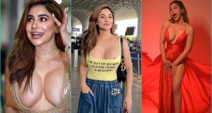 Most Popular Indian Actress and Model Kangana Sharma Accidental Nipslip at Airport Full Interview