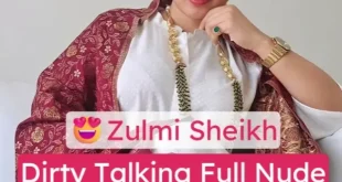 Zulmi Sheikh aka Ameeza Dirty Talking Strip Tease Goes Full Nude in Bathroom