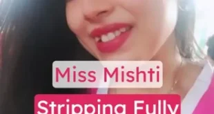 Miss Mishti Strips Nude, Takes a Shower, and Gives a Blowjob to Her Boyfriend in the Shower