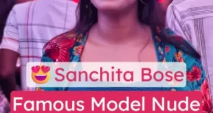 Bong Model Sanchita Bose Shows Her Boobs In A Red Outfit