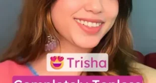 Famous Influencer Trisha Nude Video Completely Topless Plays with her Boobs