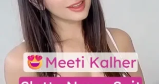 Insta Model Meeti Kalher Sexy Slutty Nurse Outfit Teasing her Boobs and Playing with Vibrator