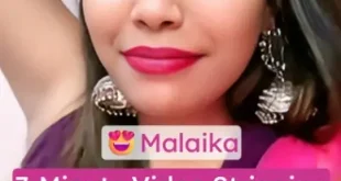 Desi Sex Bhabhi Malaika Huge Boobs Striptease XXX Big Boobs Show & Masturbating Live on Tango