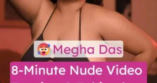 Megha Das Nude Teases with Big Boobs, Pressing and Exposing her Cleavage