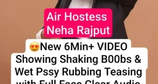 Viral Air Hostess Neha Rajput Live Nude Show Leaked Video: Shaking her Boobs & Wet Pussy Rubbing with Face