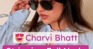 Charvi Bhatt Strips Full Nude, Pinches Her Hard Nipples, and Rubs Her Wet Pussy