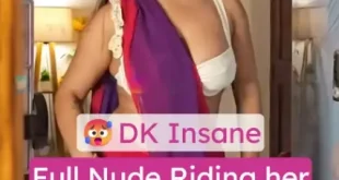 DK Insane Gets Fully Nude and Rides her Boyfriend's Dick while her Boobs Get Sucked
