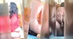 Hidden cam sex MMS of slutty bhabhi getting fucked by two different men