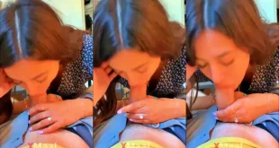 Hot GF Deepthroat Her BF Big Dick