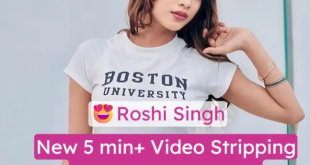 Roshi Singh Famous Model Stripping Full Nude Masturbating