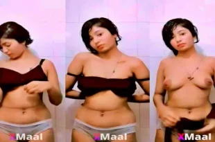 Indian Naked GF Nude Bathroom MMS