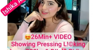 Ishika Aka Love Most Demanded New Latest Most Exclusive 26Min+ Premium Taking out Showing Pressing & L!©king her Huge B00bs & Riding D!Ld0 with Full Face Clear Audio!! Don't Miss