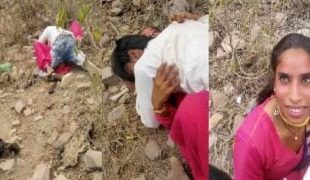 Village lover caught red handed while having sex in the open